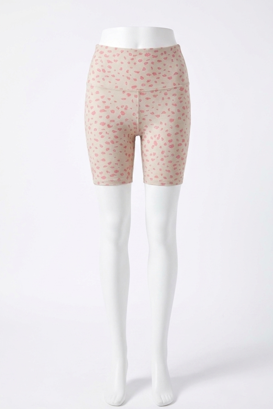 NEW BEACH RIOT bike short in taupe pink spot